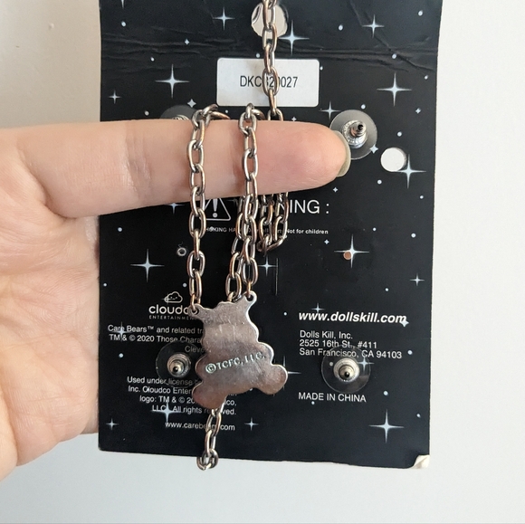 Dolls Kill x Care Bears Necklace and Earrings - Picture 2 of 2